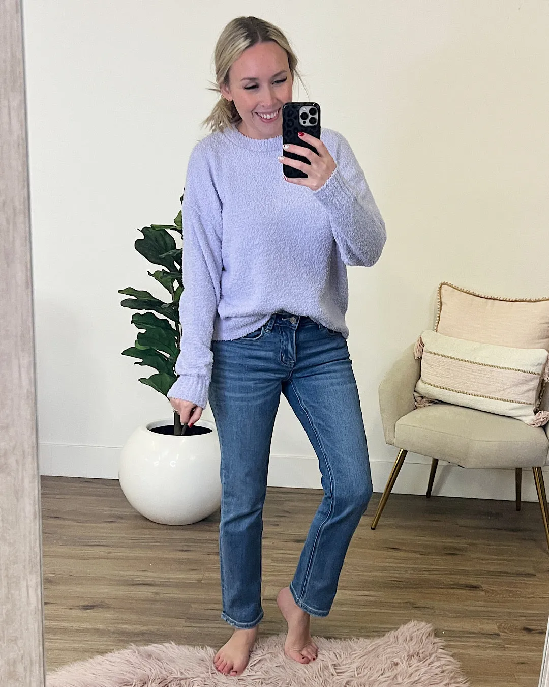 Alayna Cozy Sweater - Lavender