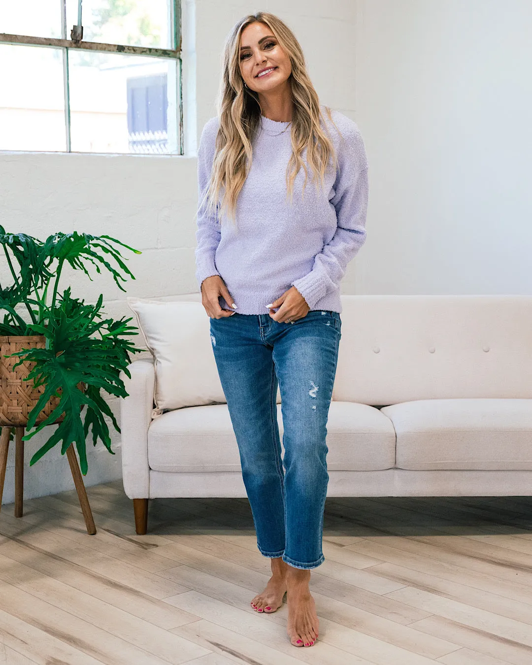 Alayna Cozy Sweater - Lavender