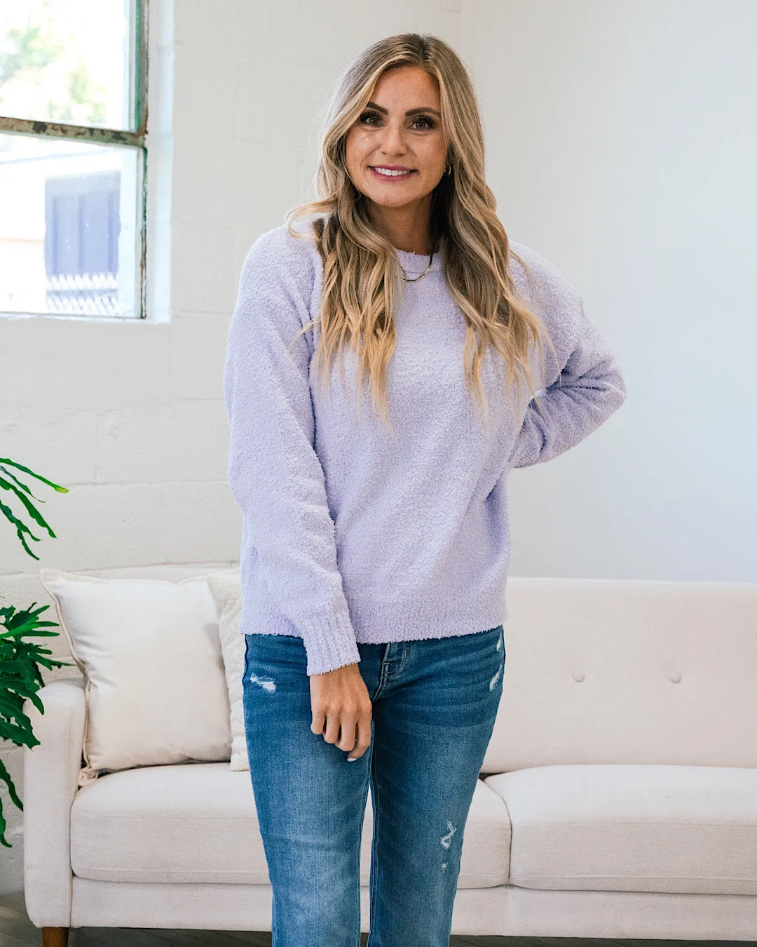 Alayna Cozy Sweater - Lavender