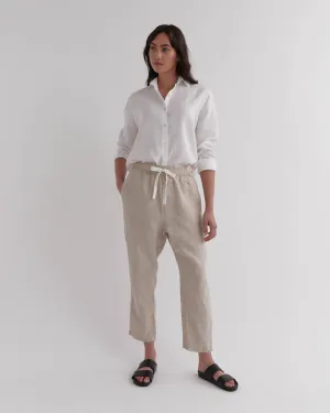 Anya Linen Pants Oat
