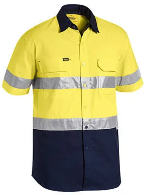 Bisley 3M Taped Hi Vis X Airflow™ Ripstop Short Sleeve Shirt BS1415T