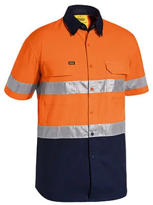 Bisley 3M Taped Hi Vis X Airflow™ Ripstop Short Sleeve Shirt BS1415T