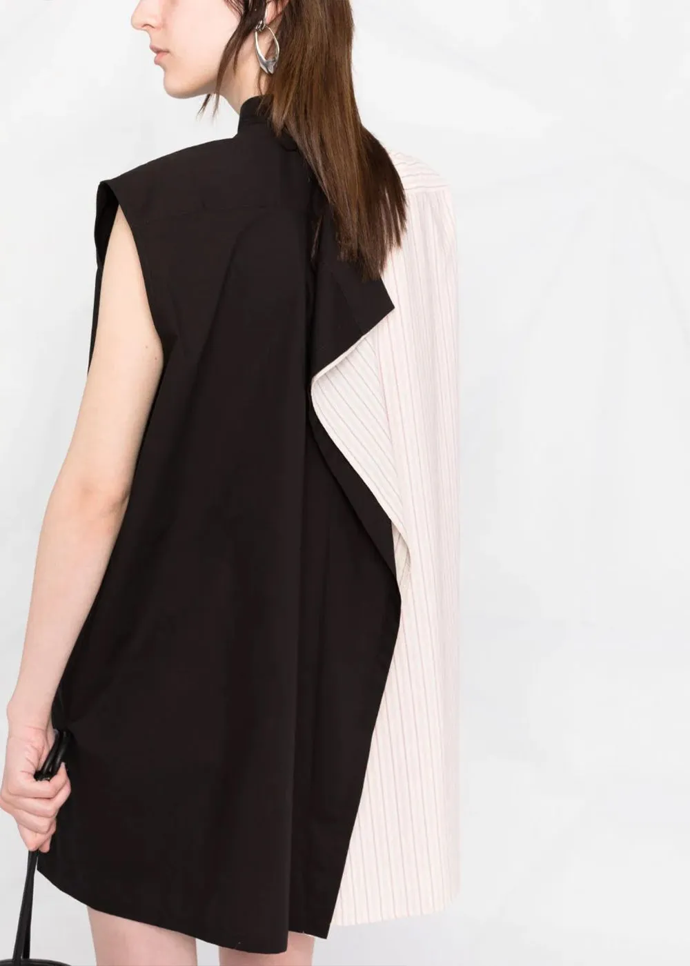 Black & Rose Stripe Dress