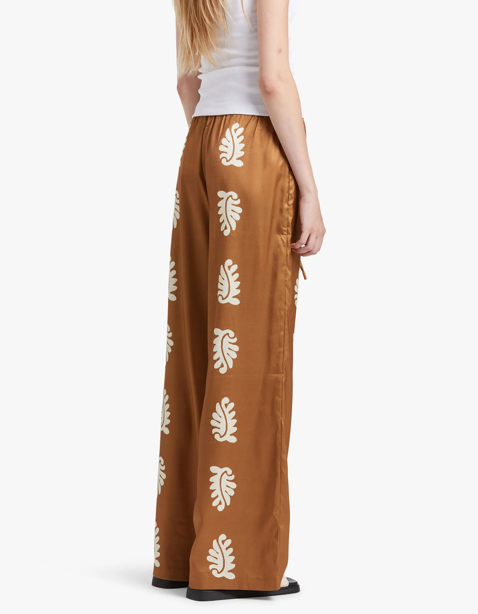 Bowden Relaxed Pant - Stencil Leaf