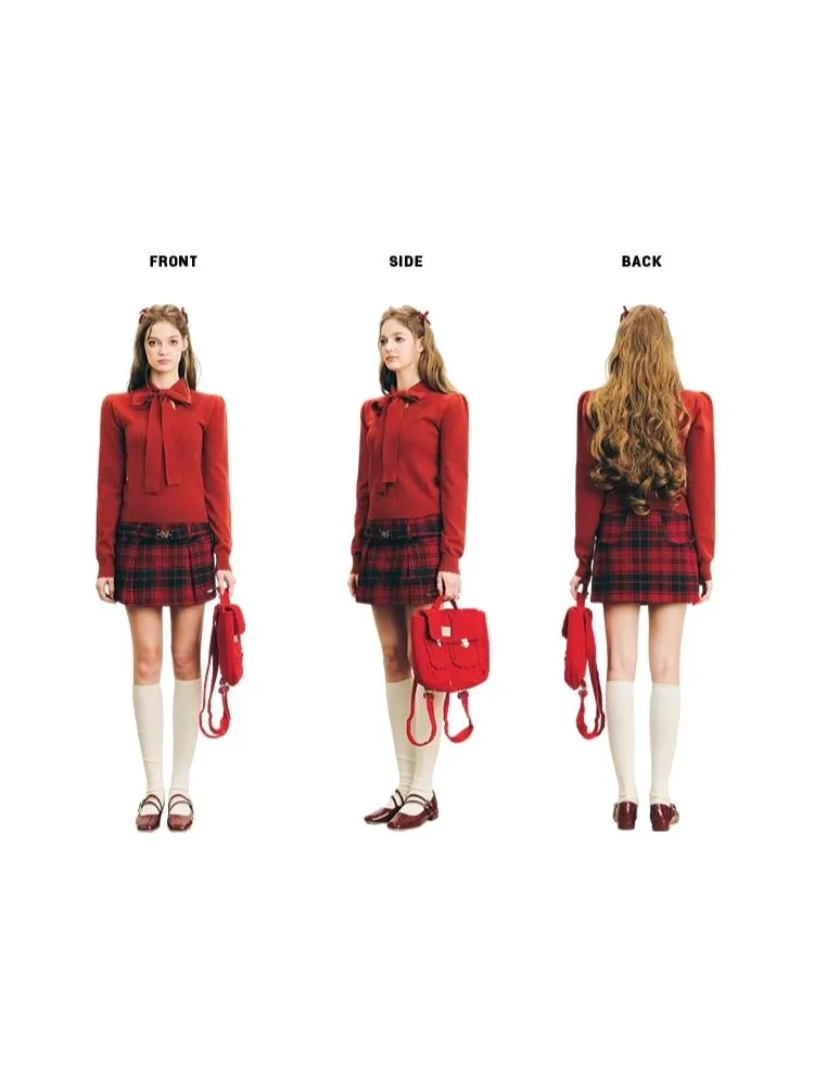 Bowknot Soft Sweater【s0000004608】
