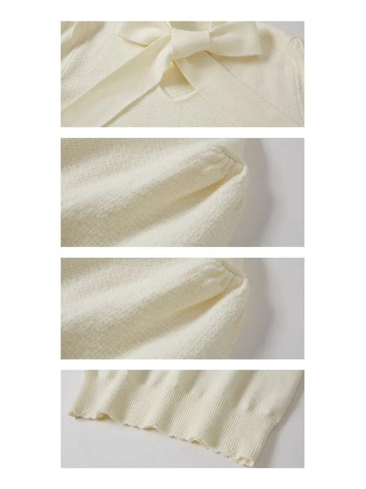 Bowknot Soft Sweater【s0000004608】