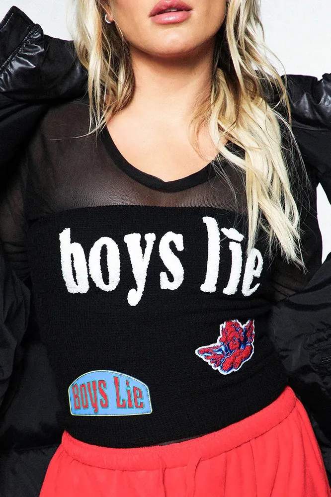 Boys Lie Leave Them On Read Tube Top