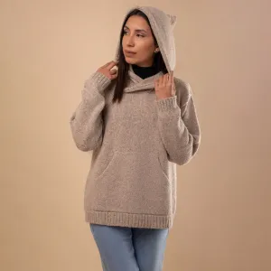 Briana Womens Alpaca Hoodie