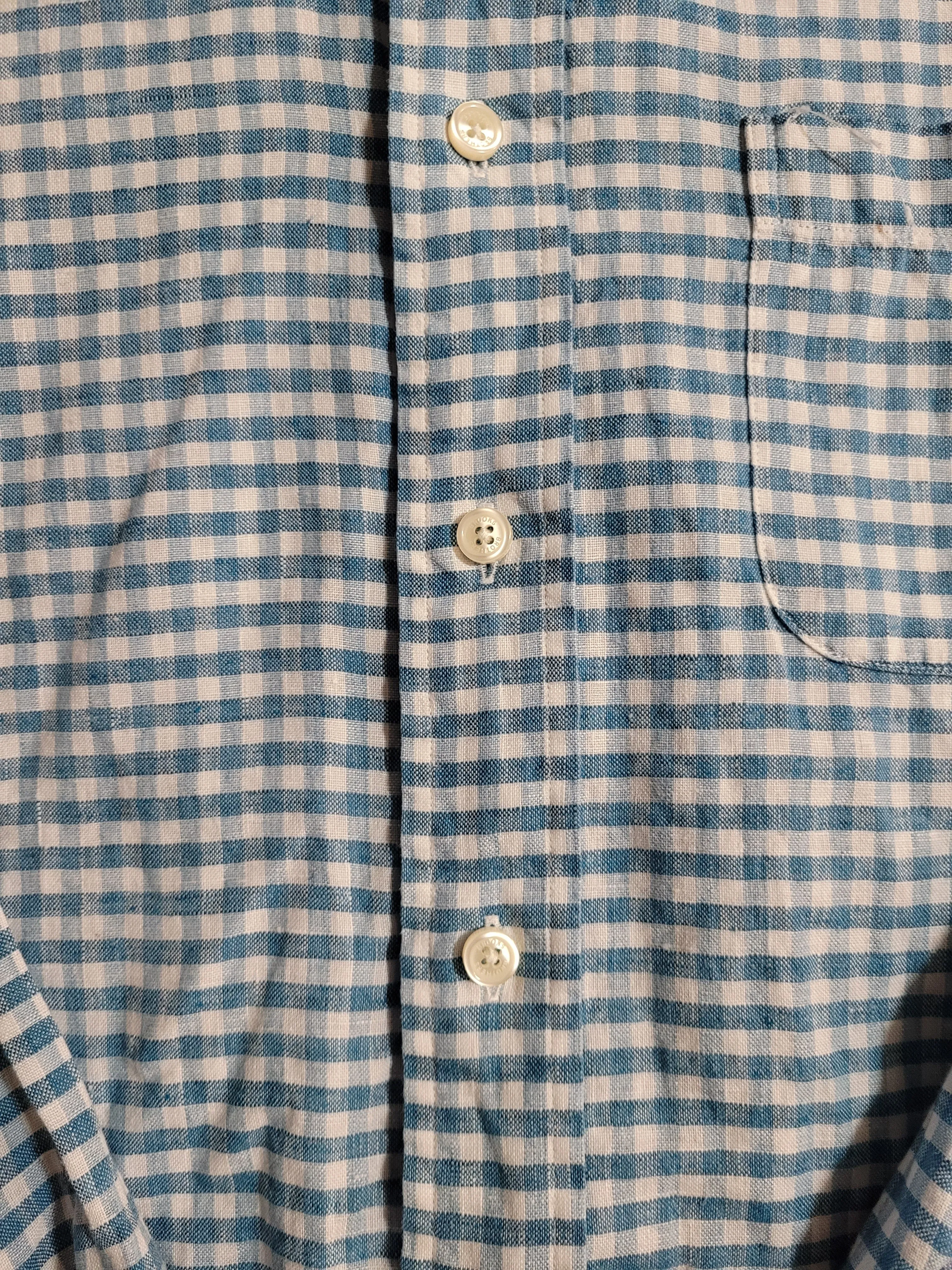 BROOK BROTHERS REGENT IRISH LINEN BUTTON UP