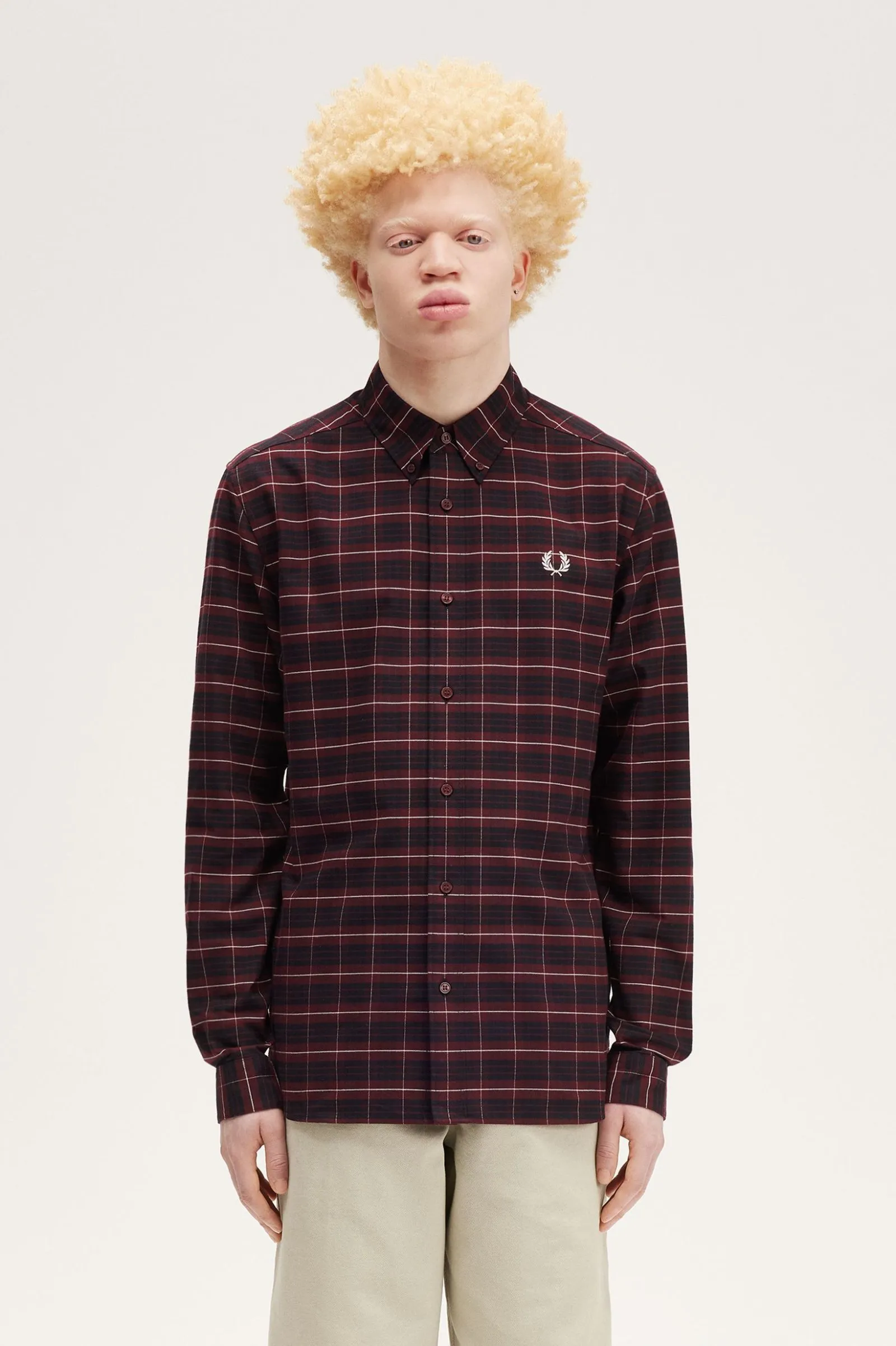 BRUSHED OXFORD TARTAN SHIRT