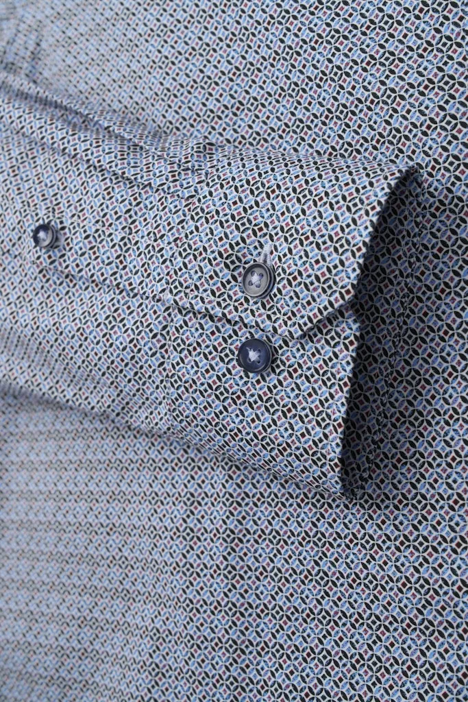 Bugatti Mens Shirt 9350 Navy Blue