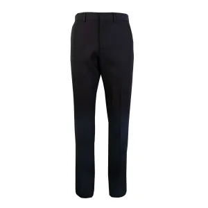 Burberry Elegant Black Wool Suit Trousers