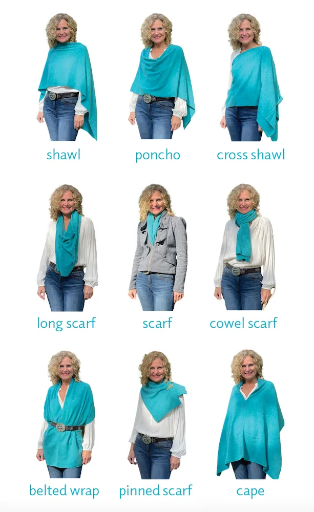 Cashmere Ponchos Cool Summer