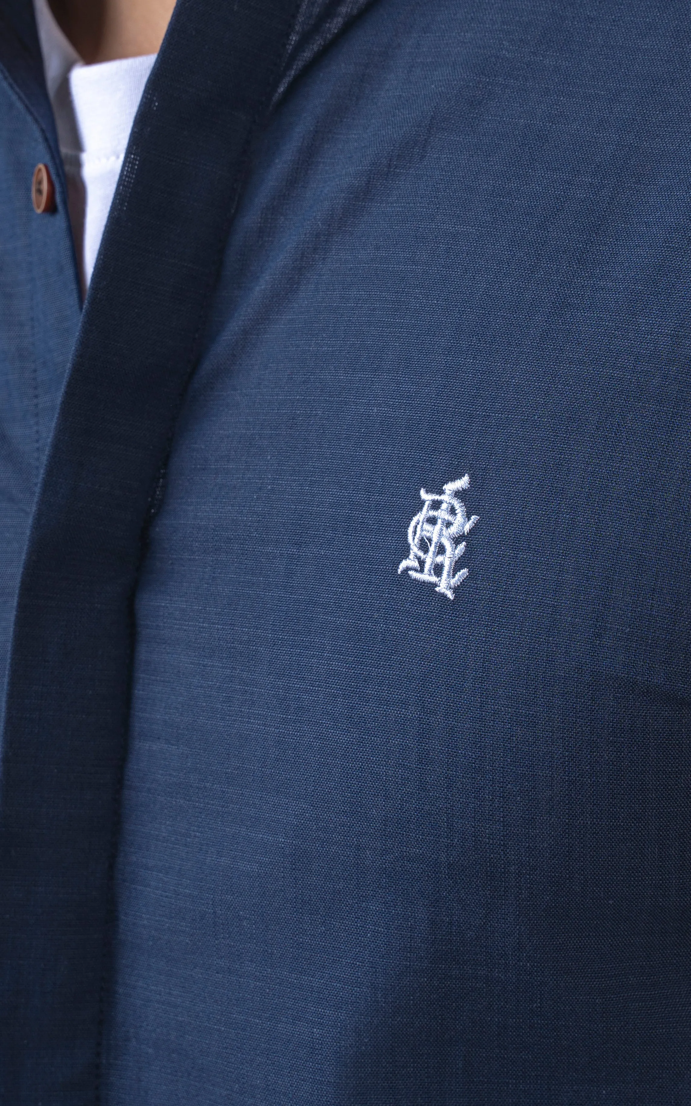 CASUAL SHIRT HIDDEN BUTTON DOWN COLLAR NAVY