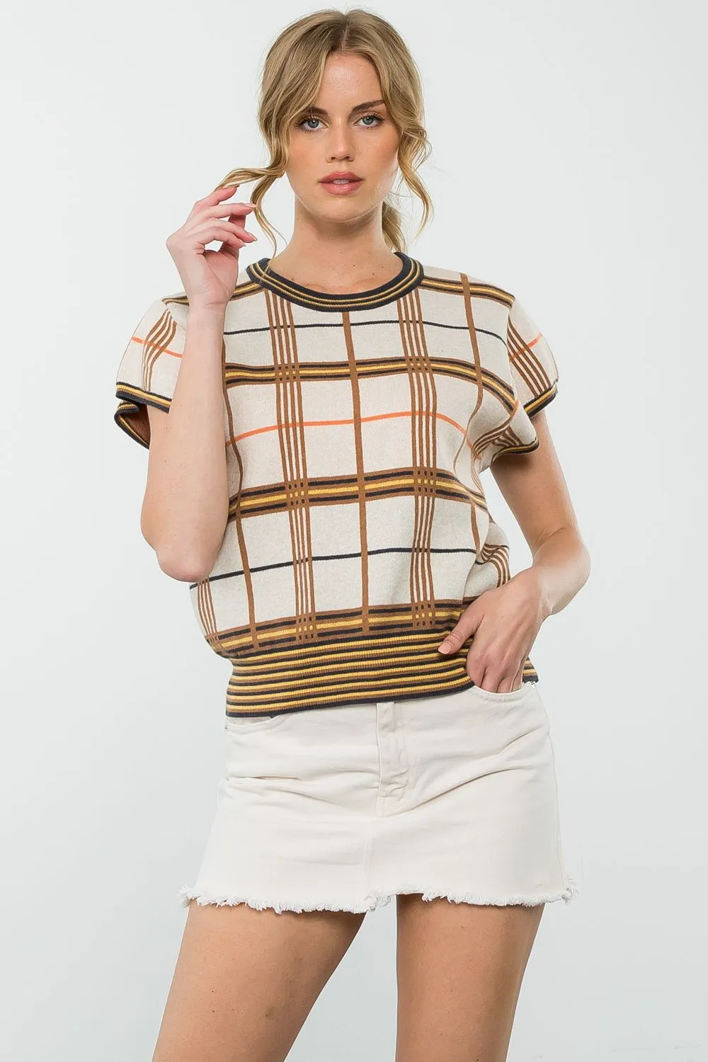 Classic & Cozy Plaid Top