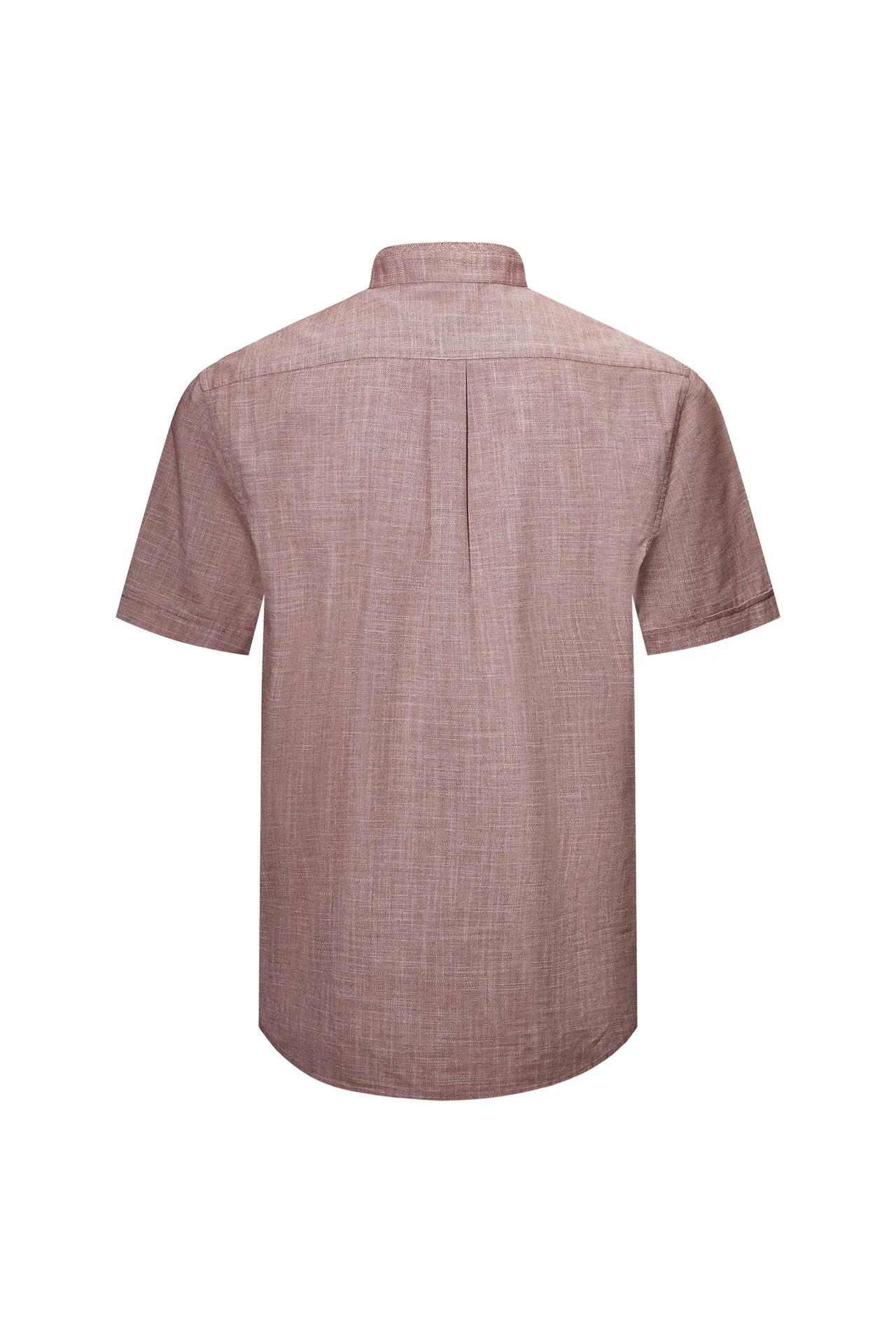 Cotton Stand Logo Shirt in Smart Fit