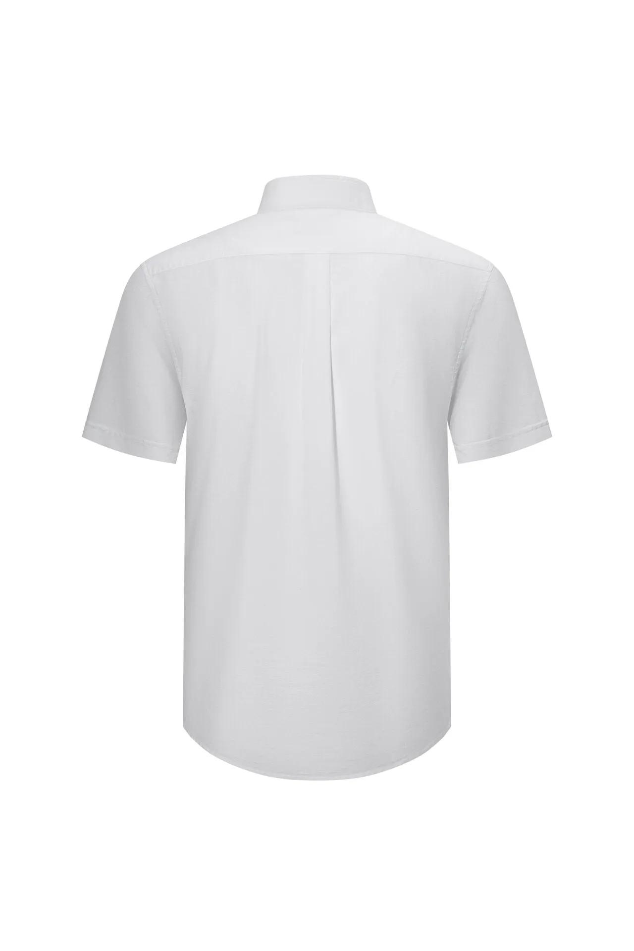 Cotton Stand Logo Shirt in Smart Fit