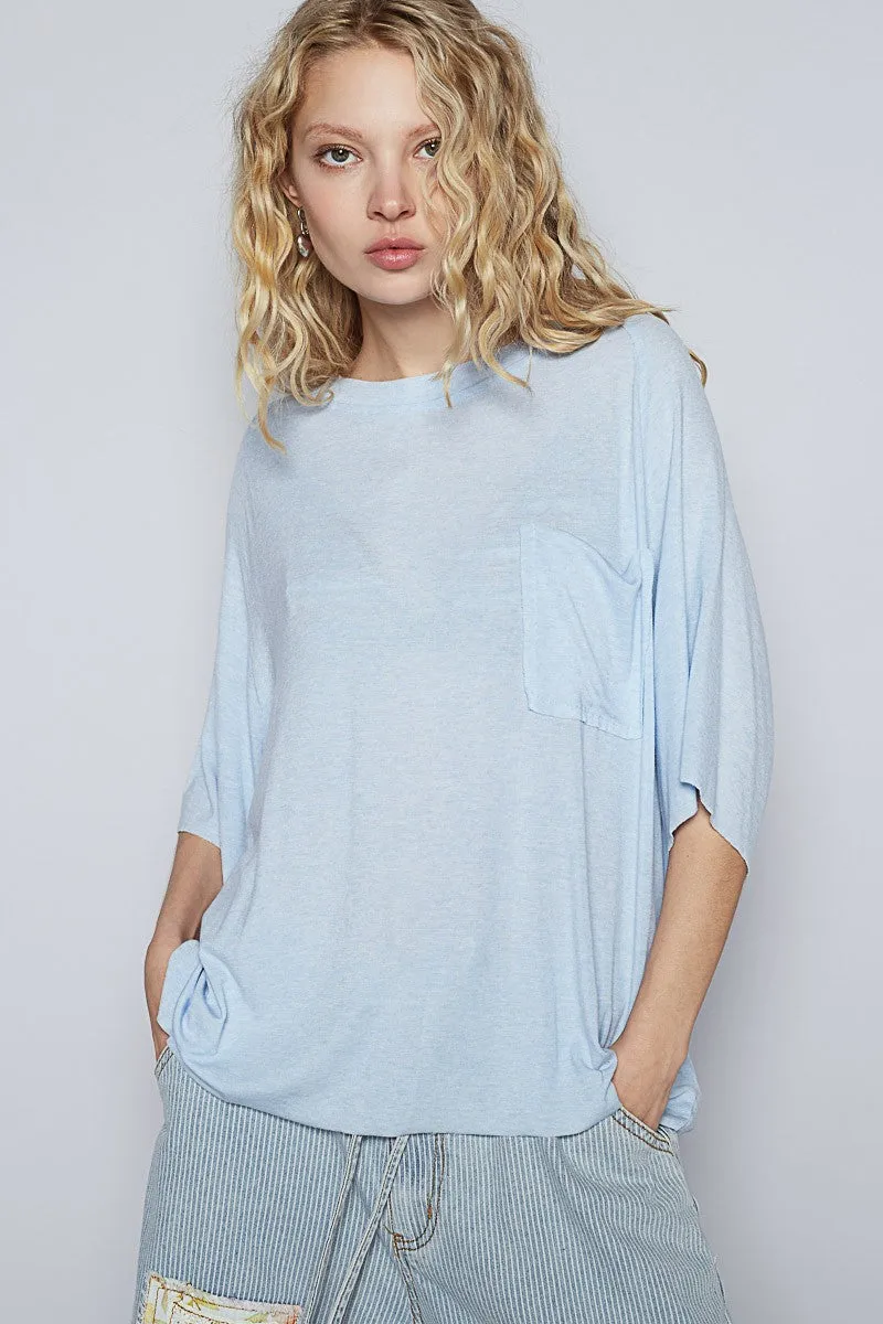 Cozy Breeze Pocket Tee