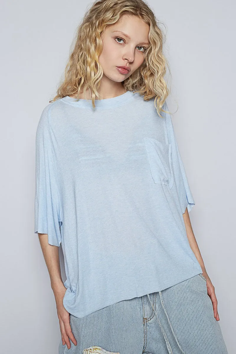 Cozy Breeze Pocket Tee