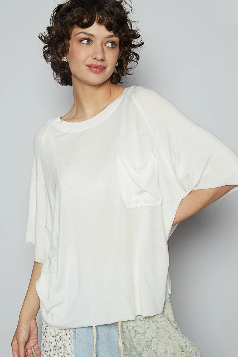Cozy Breeze Pocket Tee