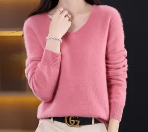 Cozy Vibes Pullover Wool Sweater Top