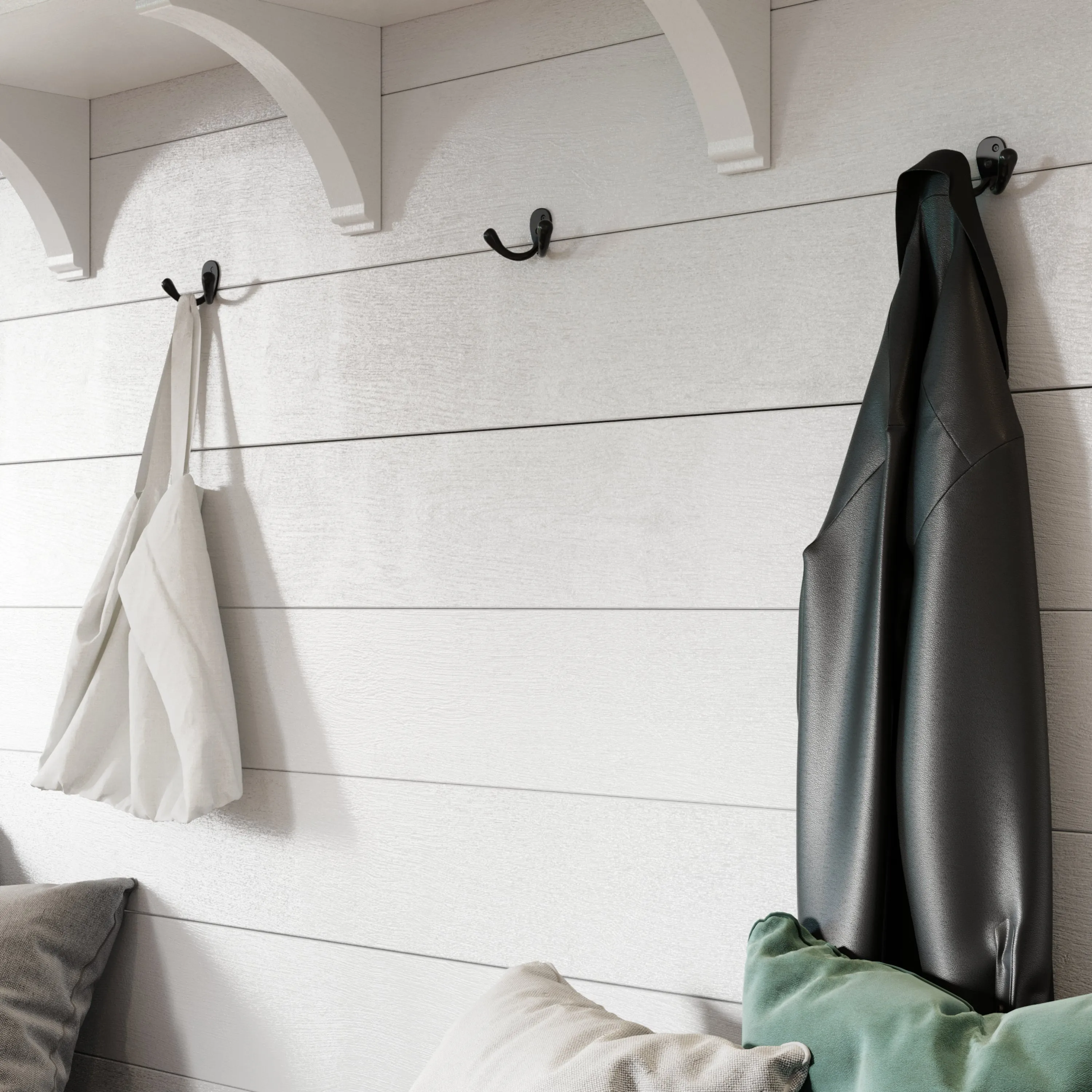 [Droplet Hook IR8388] Iron Rustic Wall Hook (1.3 Inch)