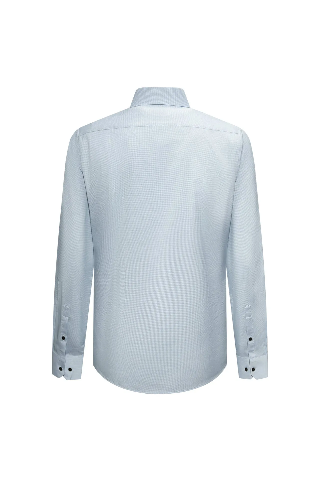 Dry Wicking & Stretch Check Shirt in Smart Fit Long Sleeve