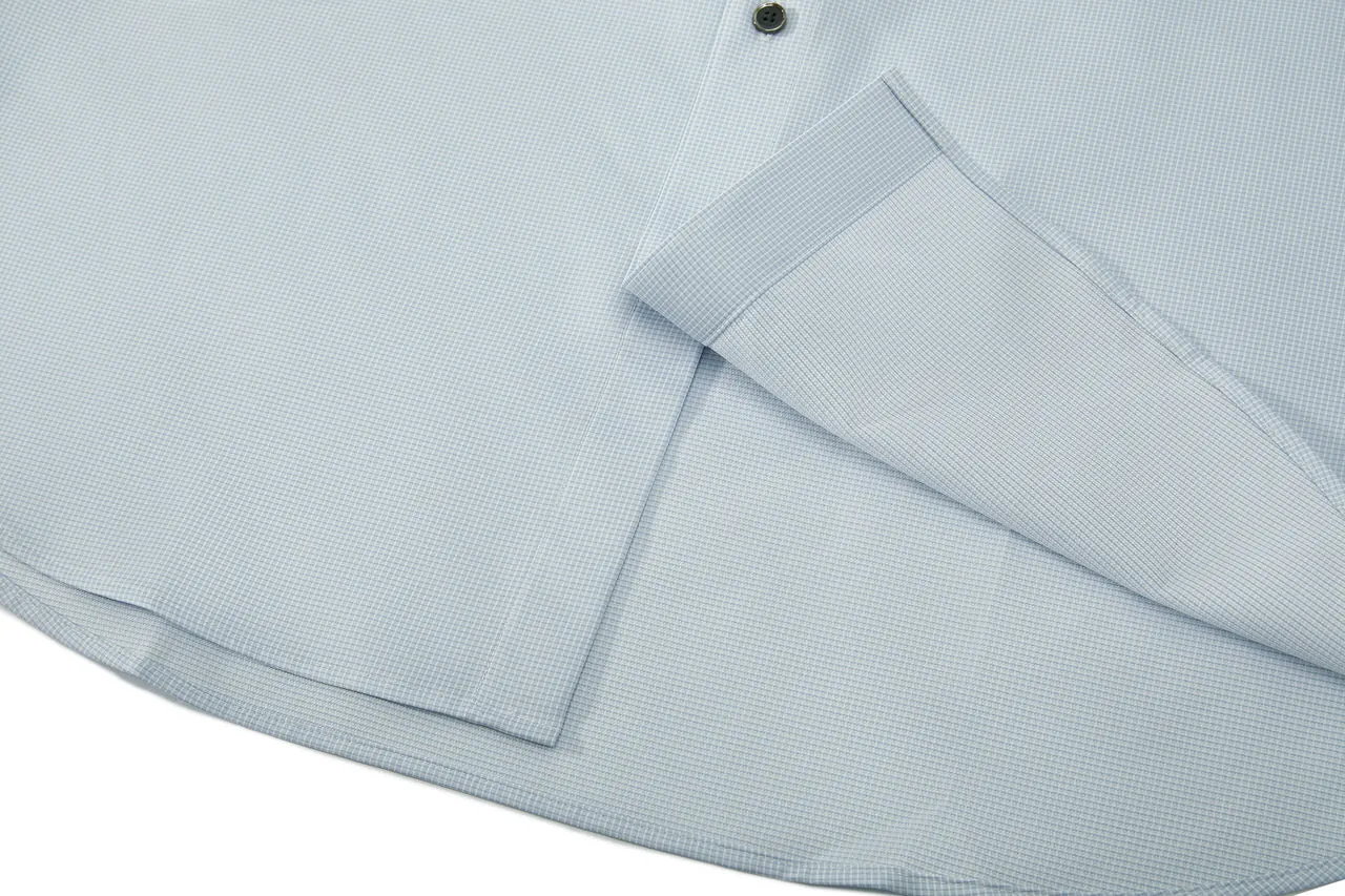 Dry Wicking & Stretch Check Shirt in Smart Fit Long Sleeve