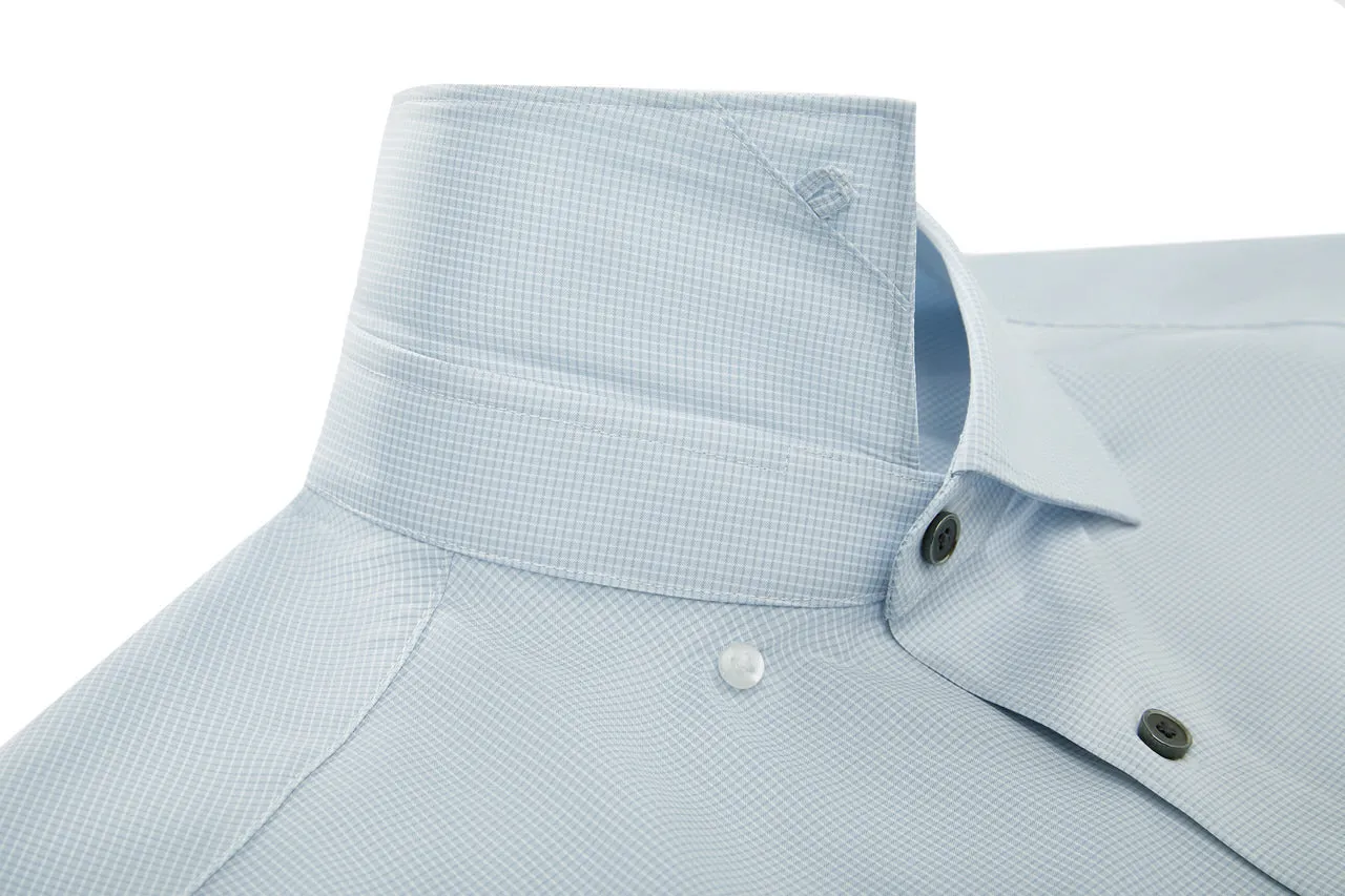 Dry Wicking & Stretch Check Shirt in Smart Fit Long Sleeve