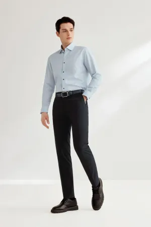 Dry Wicking & Stretch Check Shirt in Smart Fit Long Sleeve