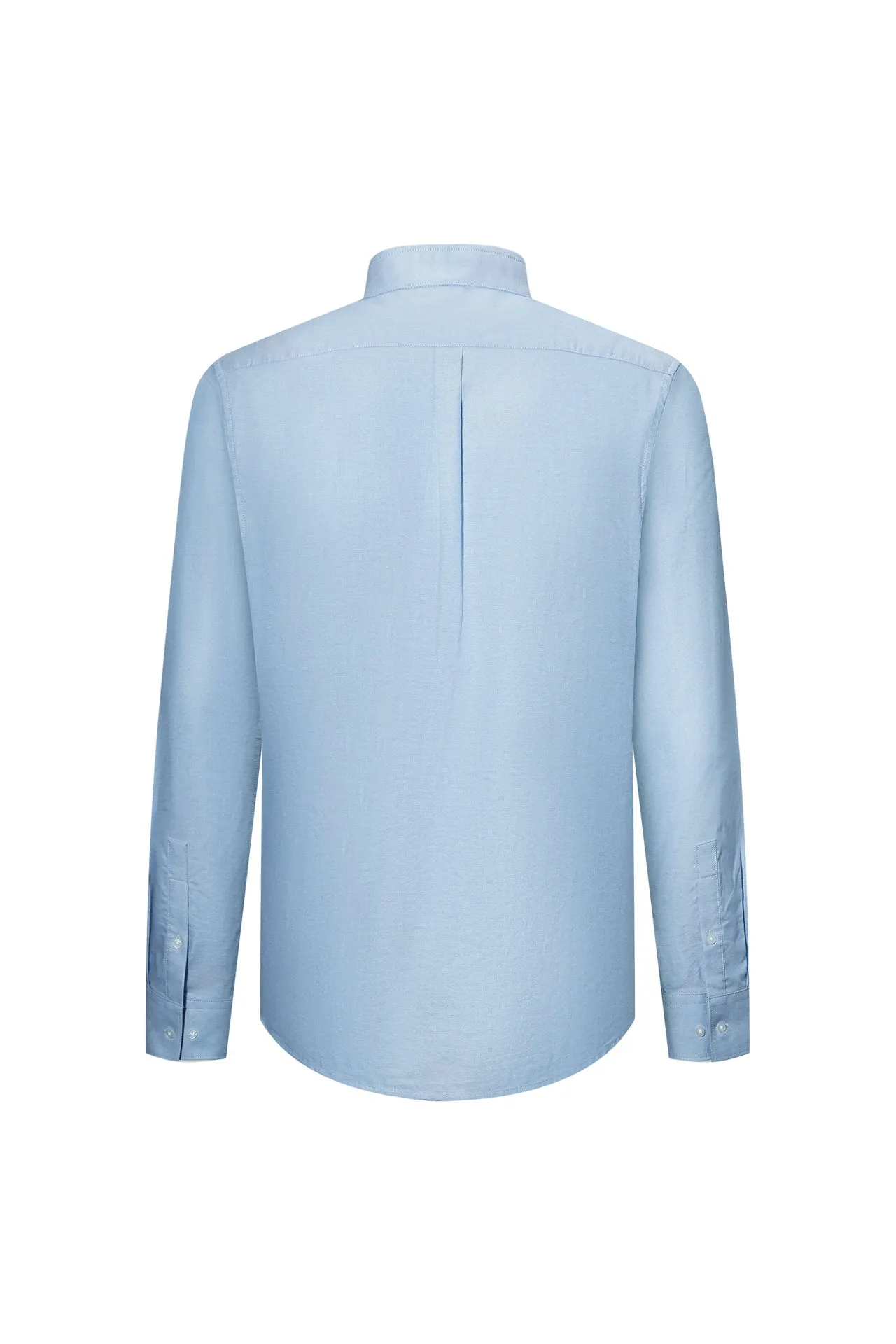 Easy Care Cotton Oxford Blocking  Casual Shirt in Smart Fit