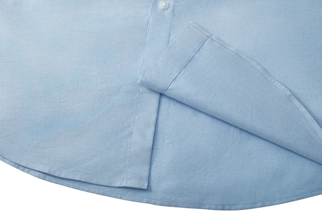 Easy Care Cotton Oxford Blocking  Casual Shirt in Smart Fit