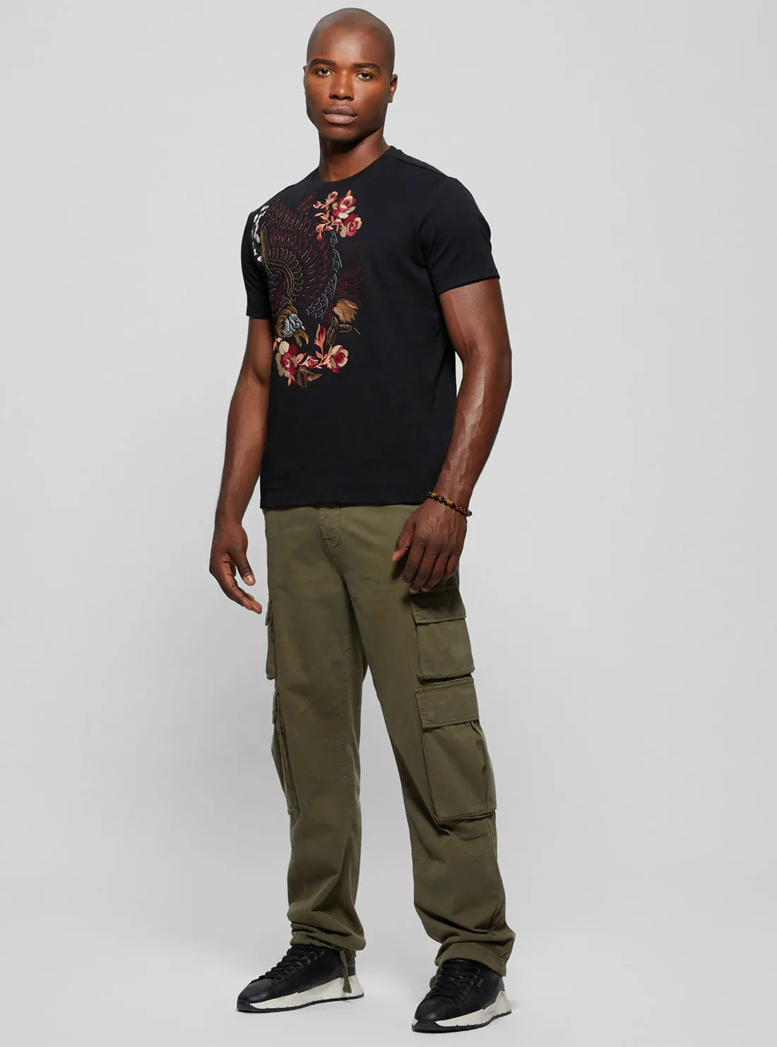 Eco Black Skylar Eagle T-Shirt