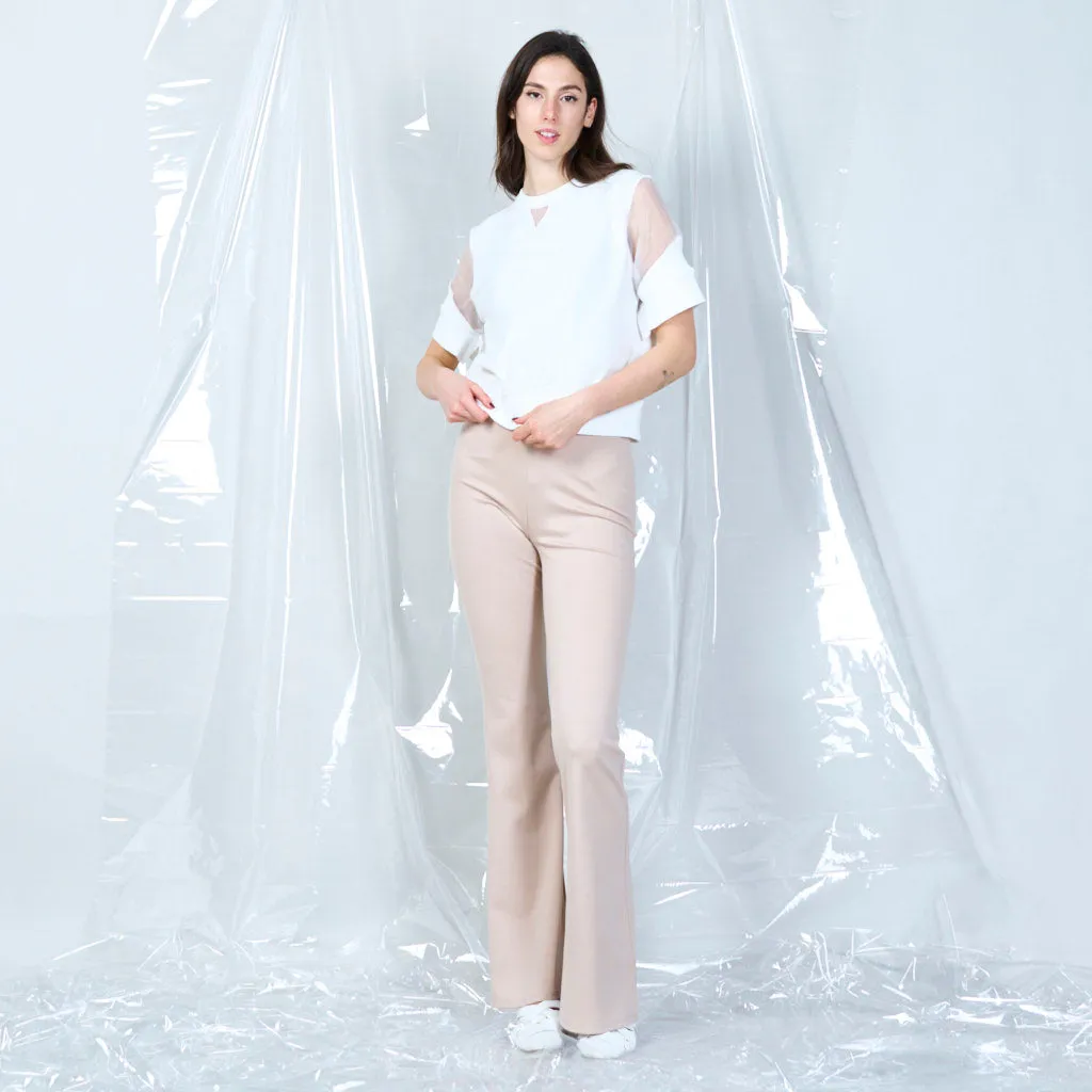 Elegant flared trousers wholesale