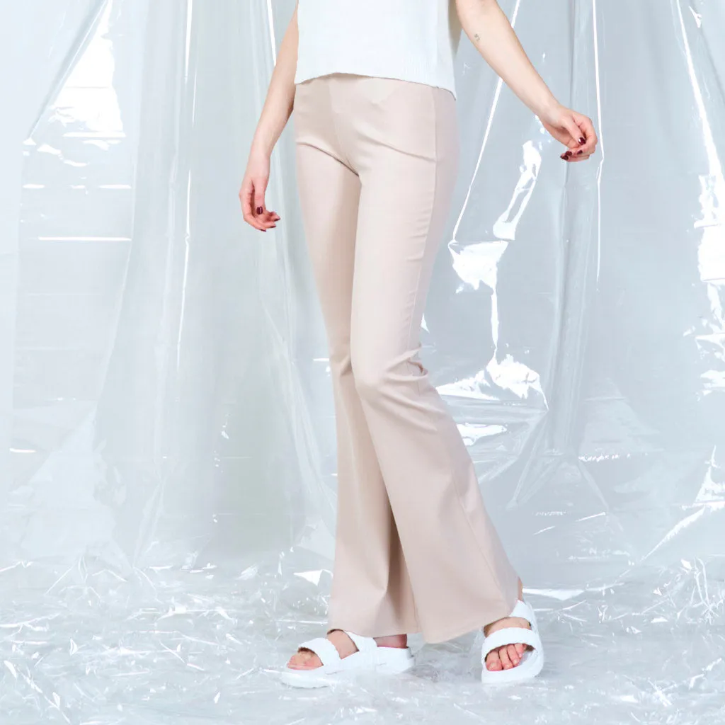 Elegant flared trousers wholesale