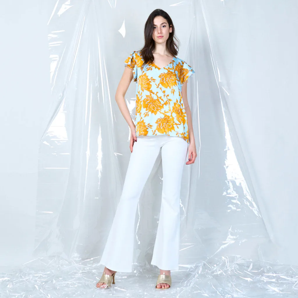 Elegant flared trousers wholesale