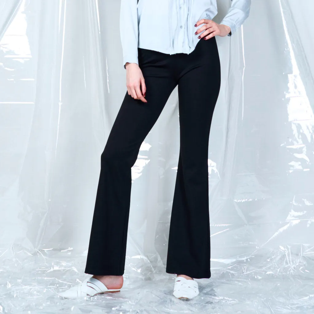 Elegant flared trousers wholesale