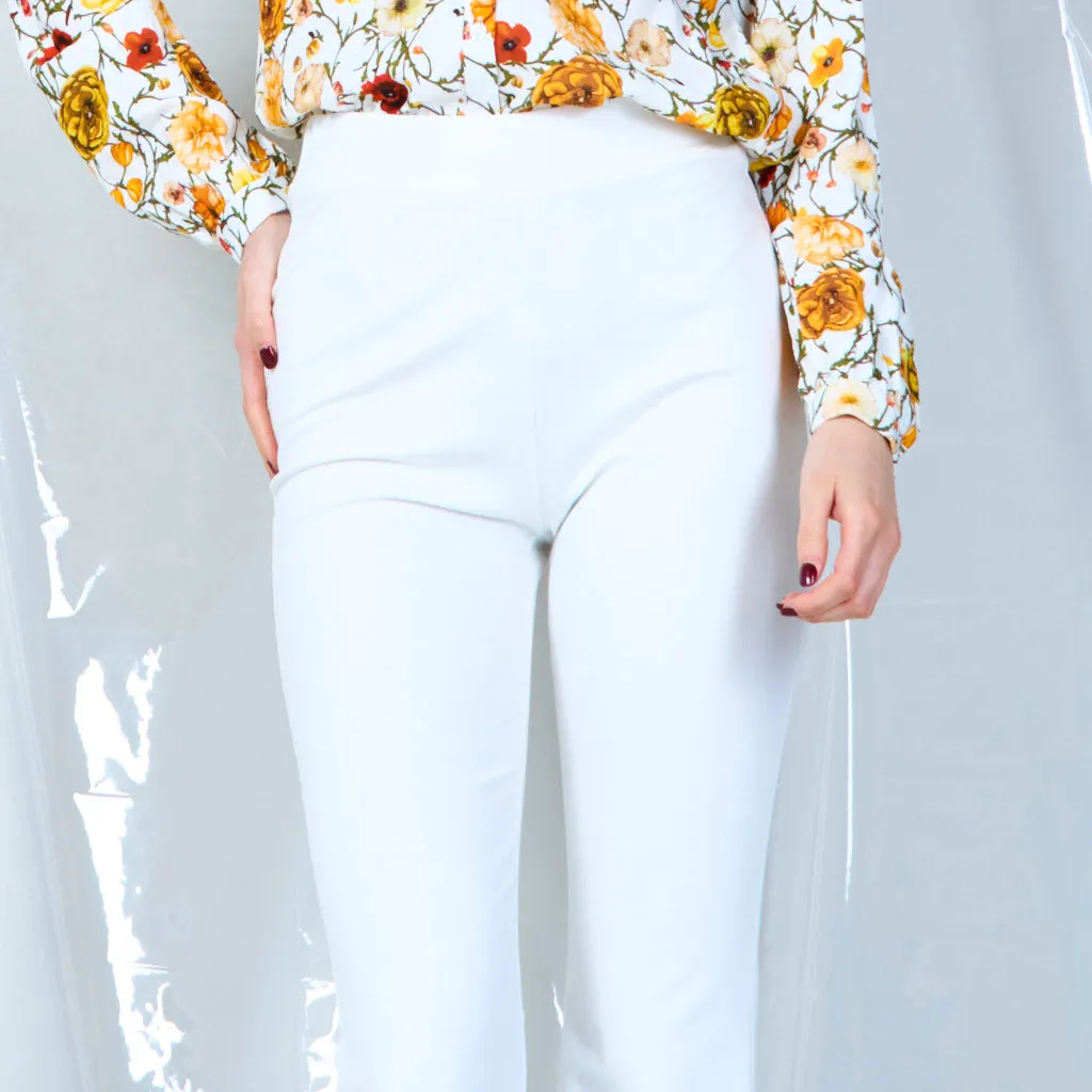 Elegant flared trousers wholesale
