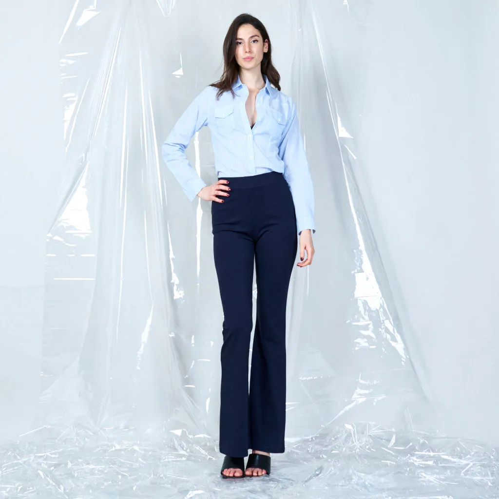 Elegant flared trousers wholesale