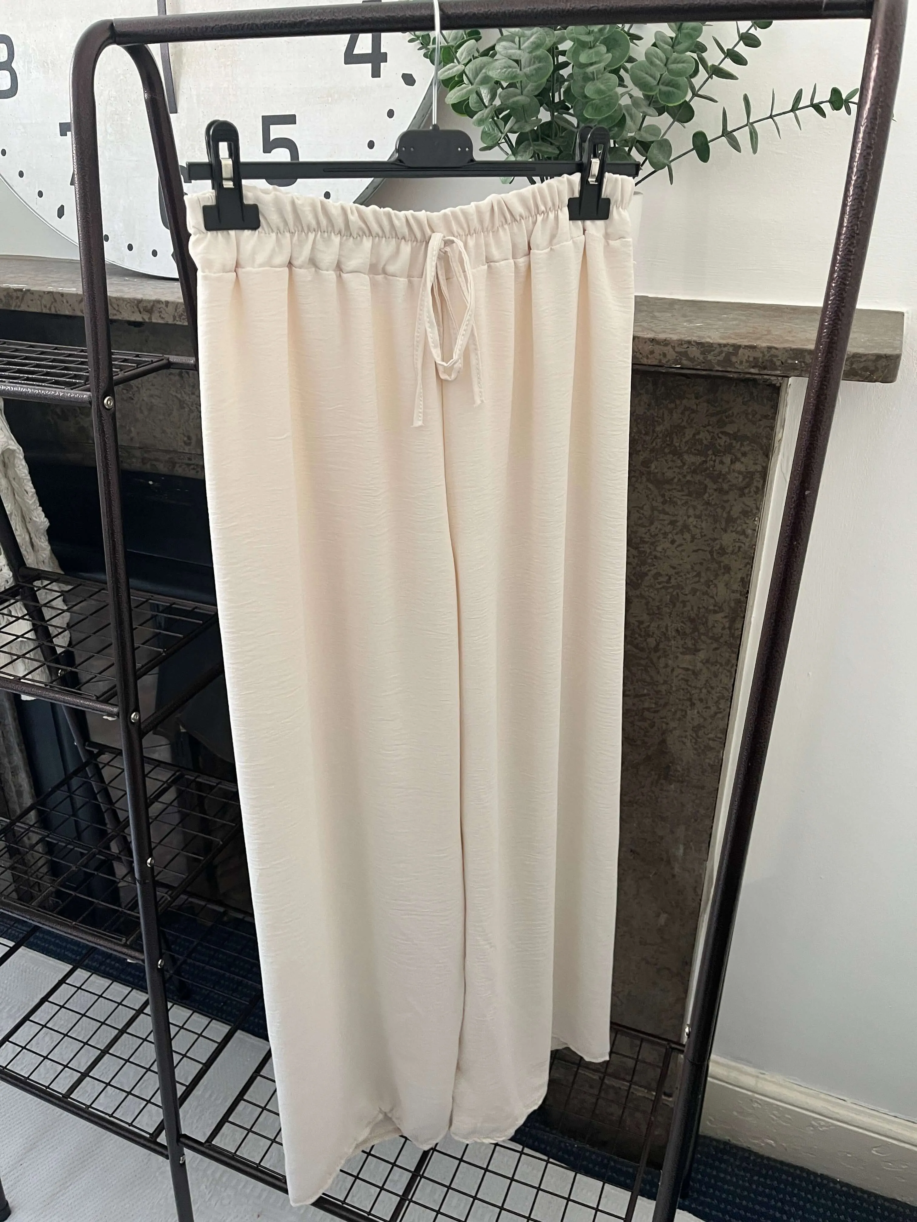 Elegant Wide Leg Palazzo Trousers