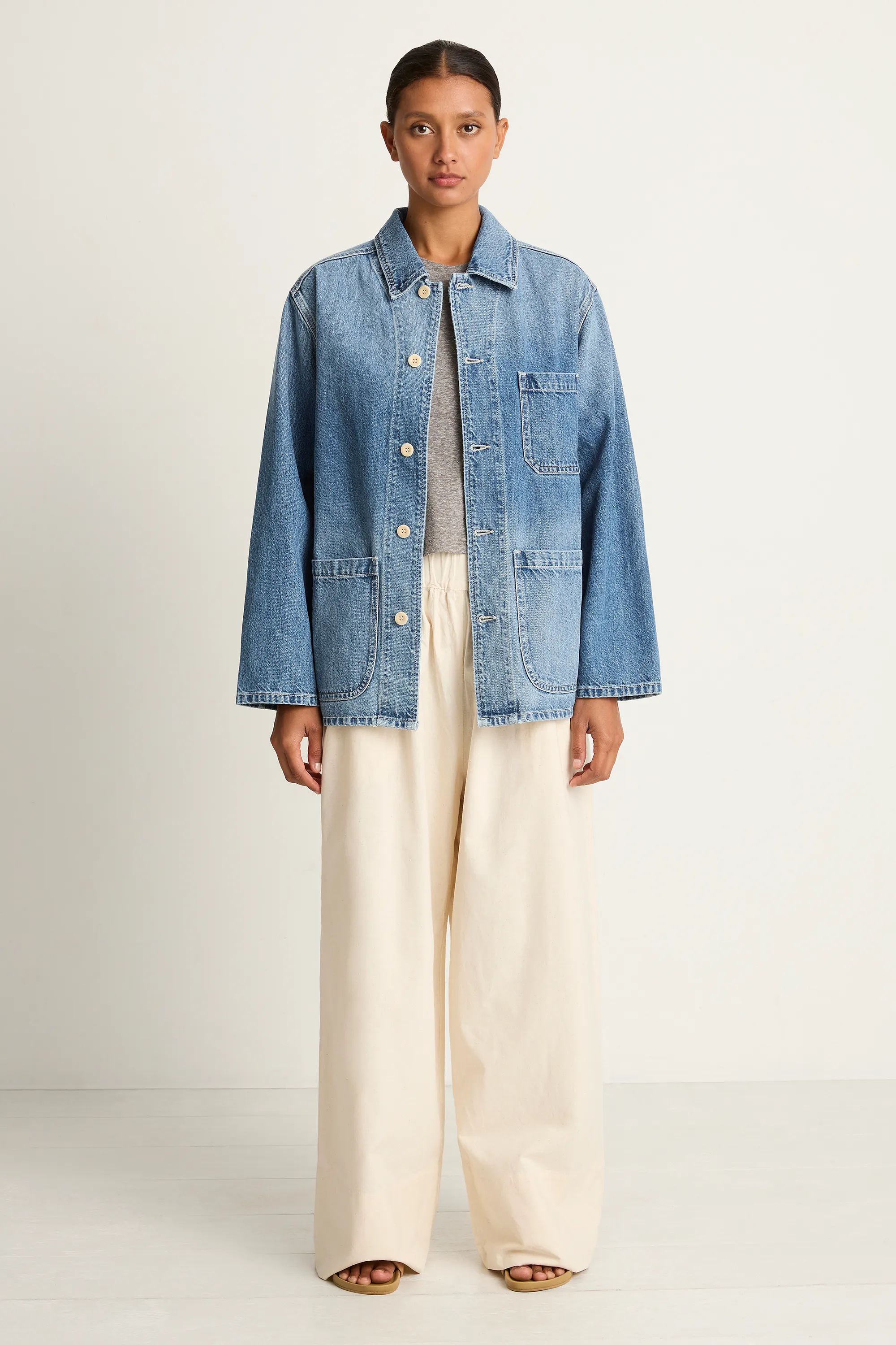 Elsa Esturgie Meandre Pants - Ecru