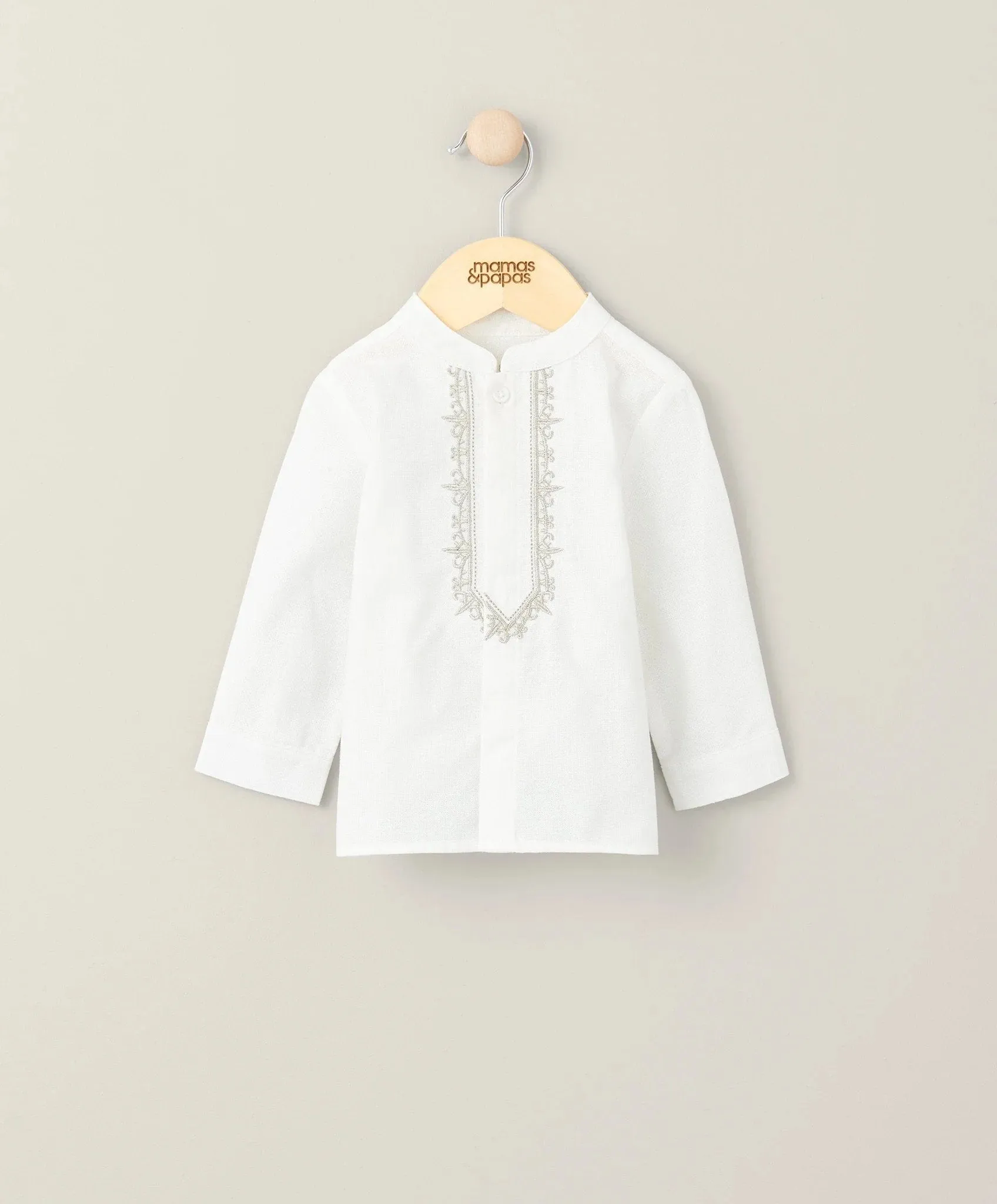 Embroidered Shirt - White