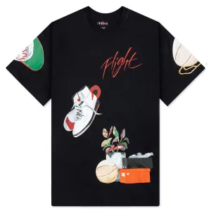 Flight Artist Series by Jacob Rochester Graphic Tee - Black