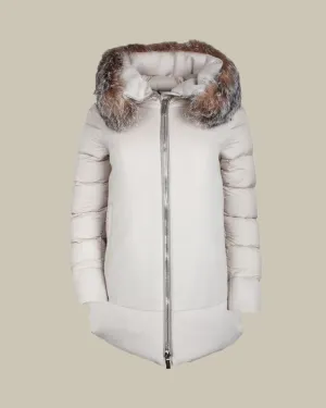 FRESIA Beige Trapeze-Line Coat