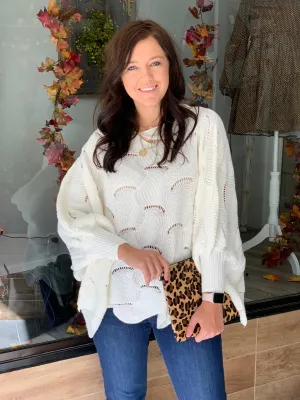 Ivory Winged Sweater