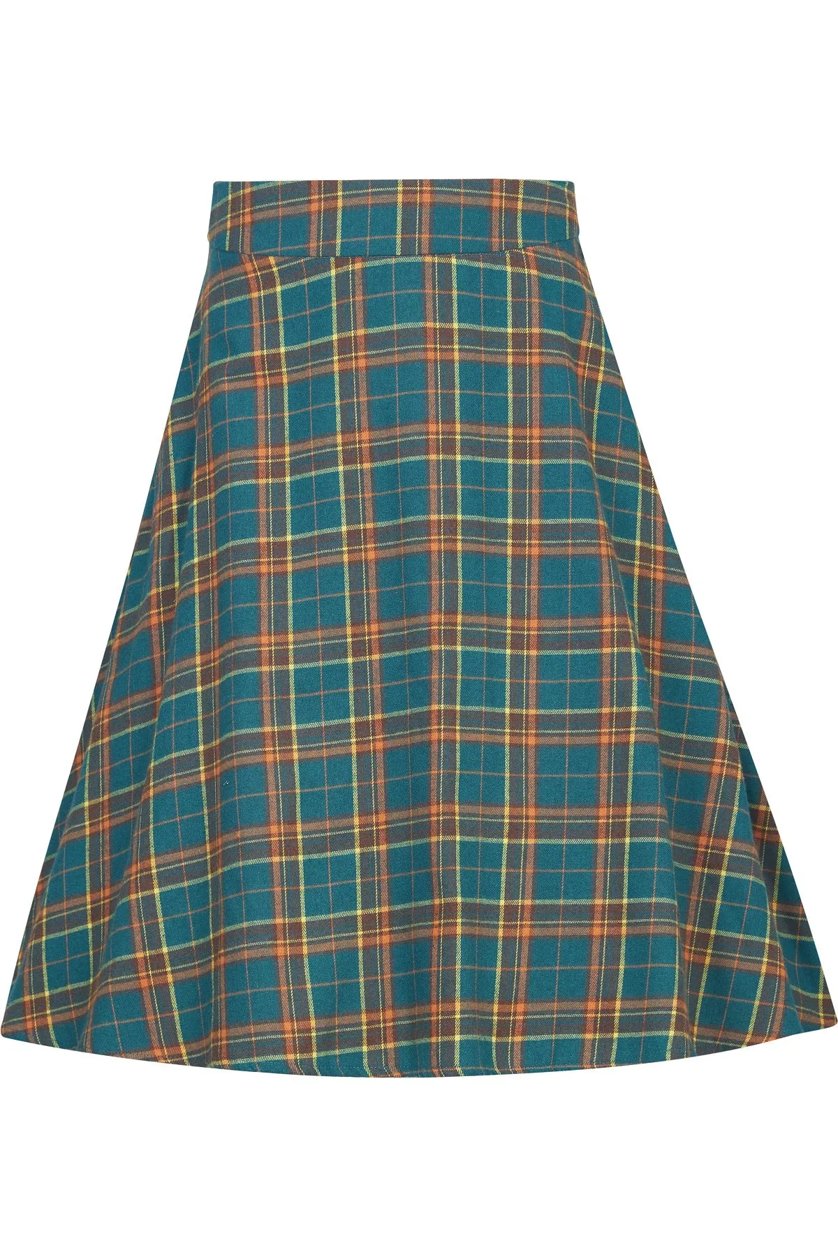Joyce Green Tartan Skater Skirt