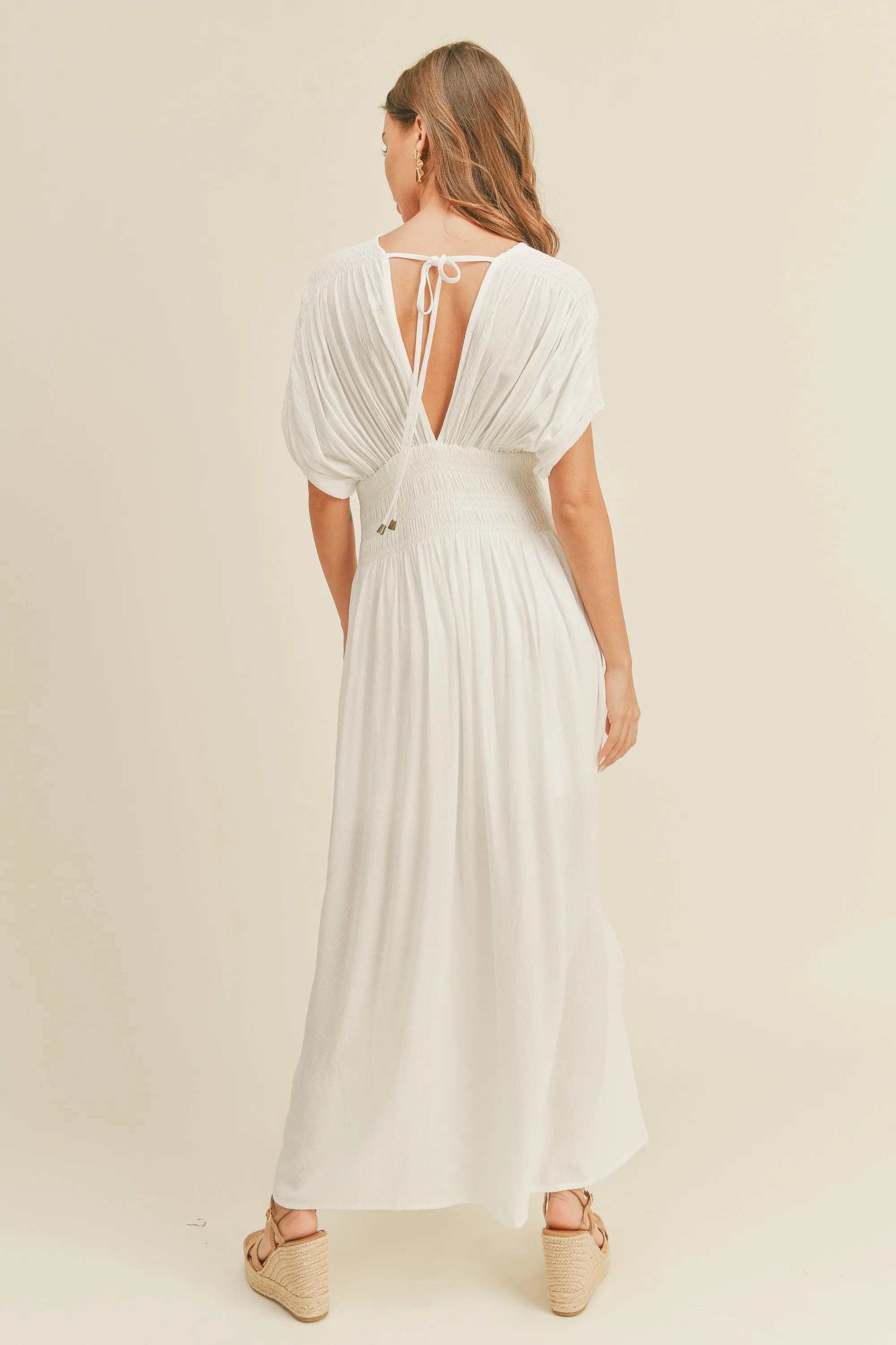 Kimono Sleeve Maxi Dress