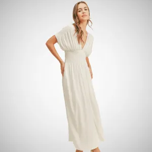Kimono Sleeve Maxi Dress
