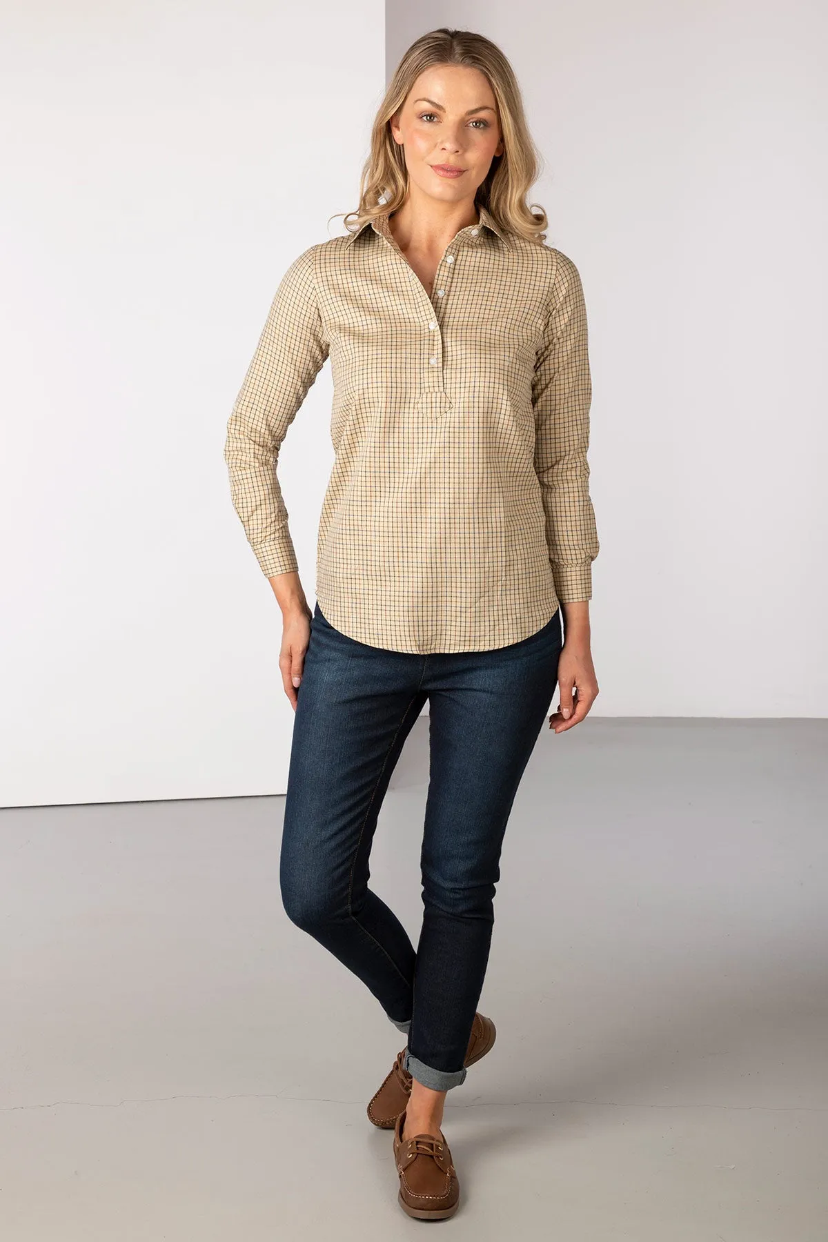 Ladies Hannah Country Overhead Shirt - Poacher