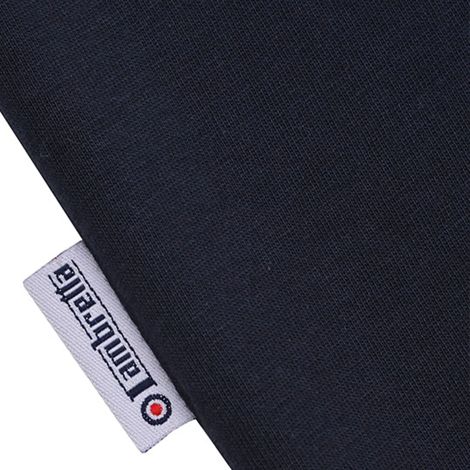 Lambretta Mens Title Text Short Sleeve Crew Neck Cotton T-Shirt